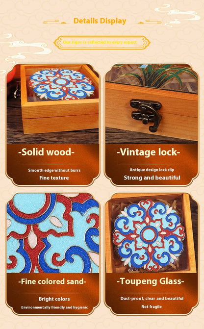 Handmade Cloisonné Enamel Jewelry Box DIY Kit — Chinese Style Craft Gift Set