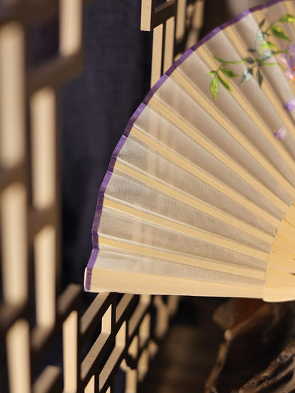 Ancient Style Suzhou Embroidered Fan — Portable Chinese Style Fan