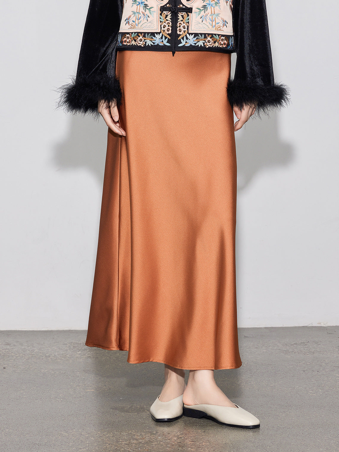 Elegant High-End Asymmetrical Mermaid Skirt