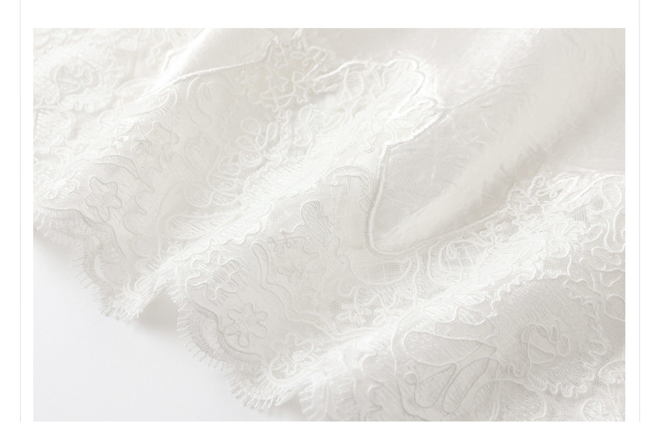 New Chinese Style Embroidered Jacket Skirt Set | Heavy Bead Lace Patchwork