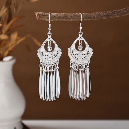 Ancient Style Ethnic Earrings | Elegant Miao Jewelry for Women