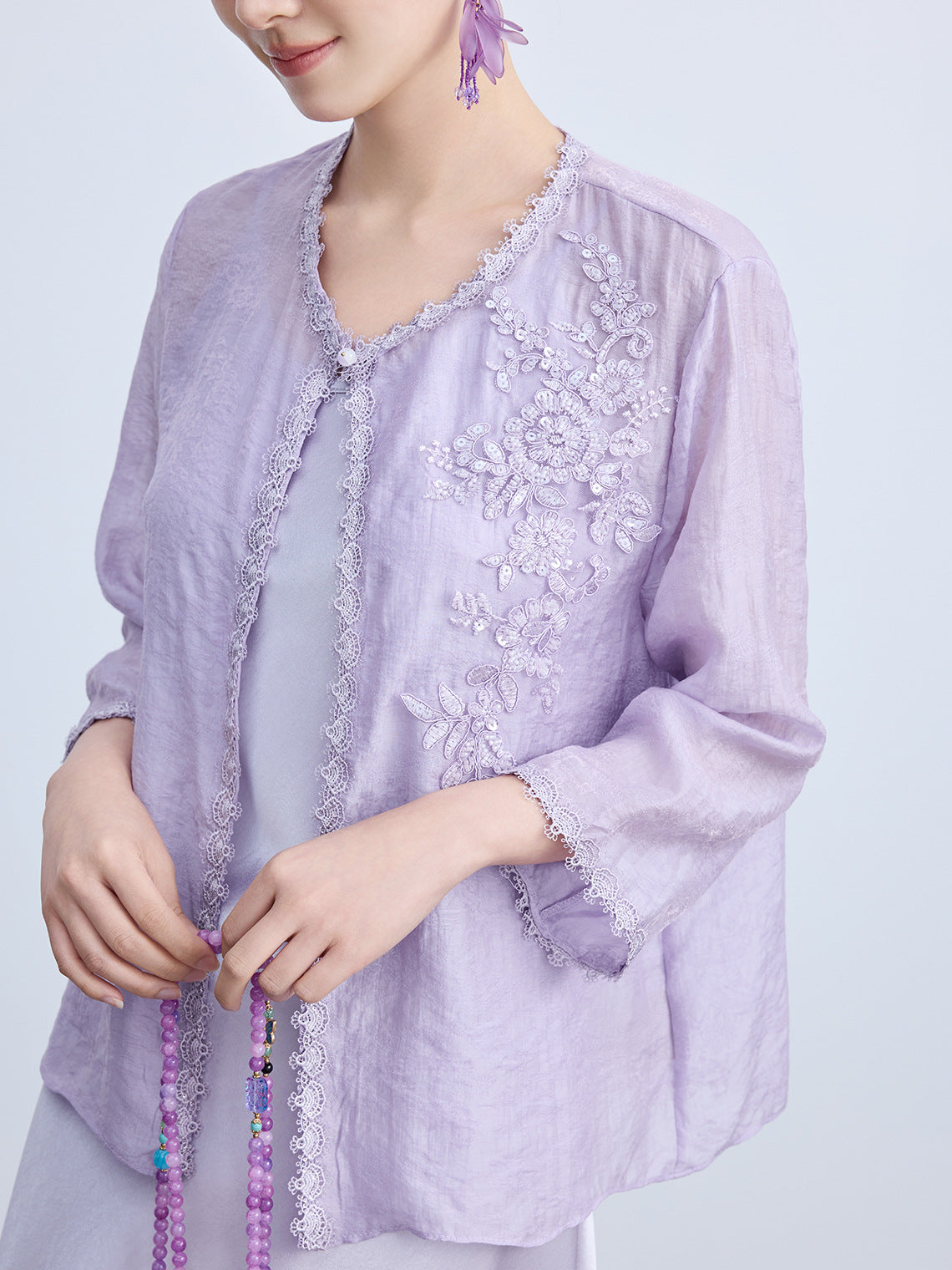 High-End Chinese Style Thin Summer Cardigan