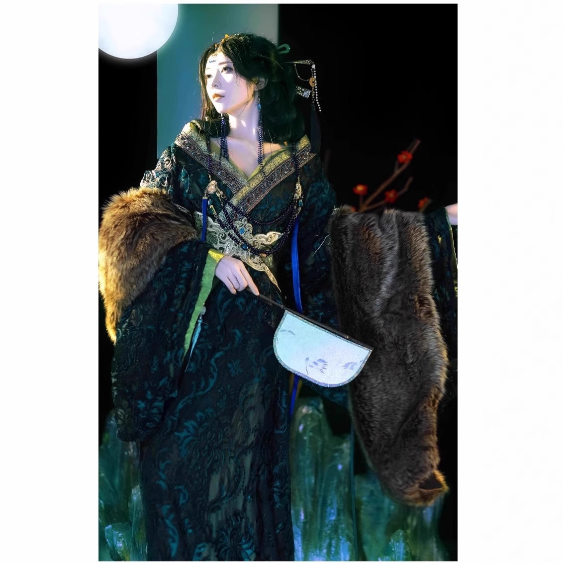 2026 Original Warring States Hanfu – Autumn Winter Large Sleeve Robe