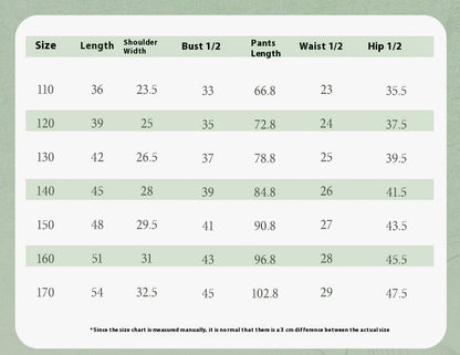 National Style Hanfu-Inspired Summer Set — Top & Pants for Children