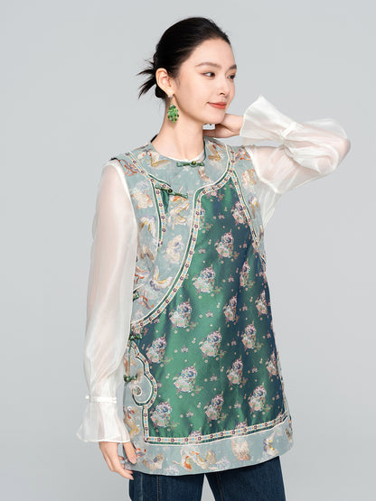 National Style Exquisite Embroidered Vest