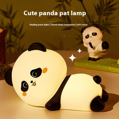 Panda Silicone Night Lamp USB Rechargeable Adjustable Bedside Lamp