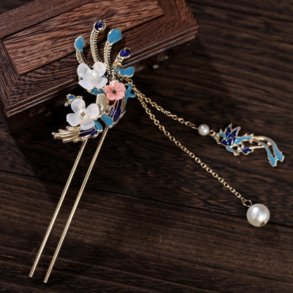 Hanfu Hair Accessories Fairy Girl Tassel Hairpin Full Set Buyao Hairpin