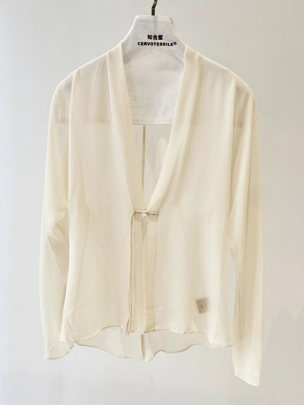 Elegant Sunscreen Georgette Top