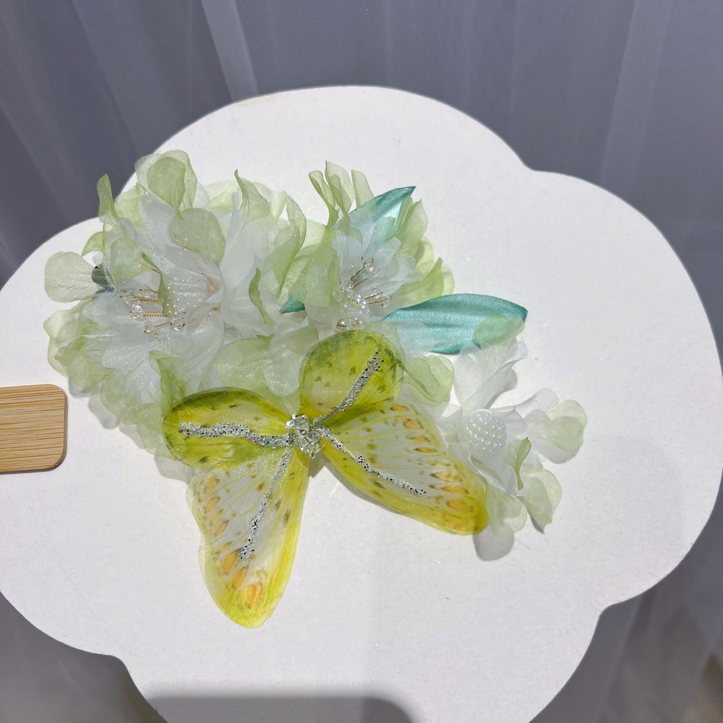 Ancient Style Forest Sweet Perm Flower Hair Crown Hanfu Handmade Hairpin