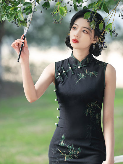 Improved Chinese Style Qipao – Elegant Youth Summer Dress