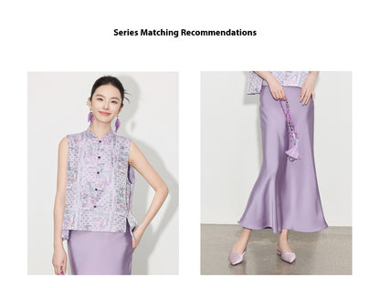 High-End Chinese Style Summer Design Vest Top