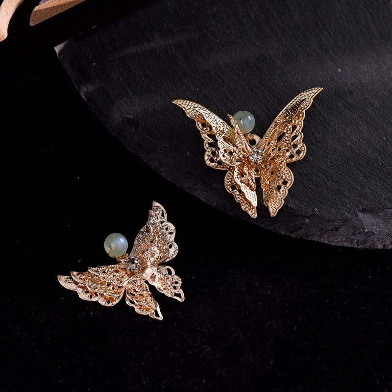 Elegant Ancient Costume Perm Flower Hairpin Hanfu Tang Style Hair Accessory