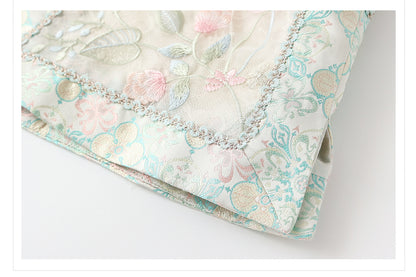 Embroidered Mulberry Silk Vest – New Chinese Style Women's Top