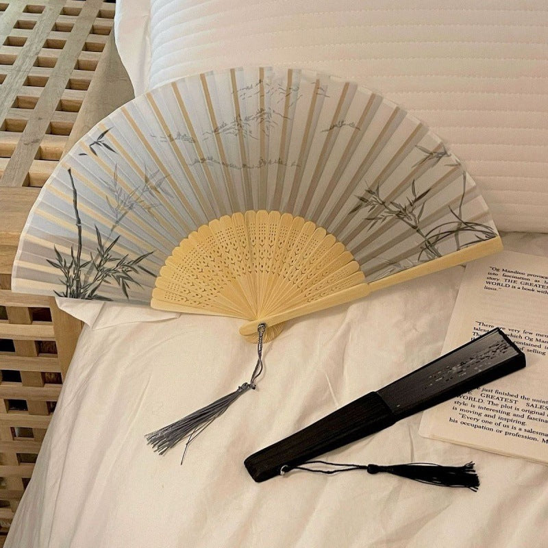 New Chinese Style Small Folding Fan — Hanfu Cheongsam Spring Summer