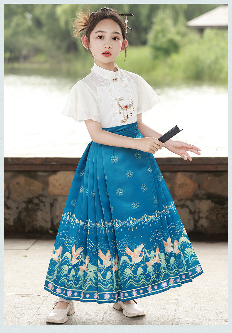 Children’s National Style Hanfu | Big Girls Ming Dynasty Tang Suit Outfit