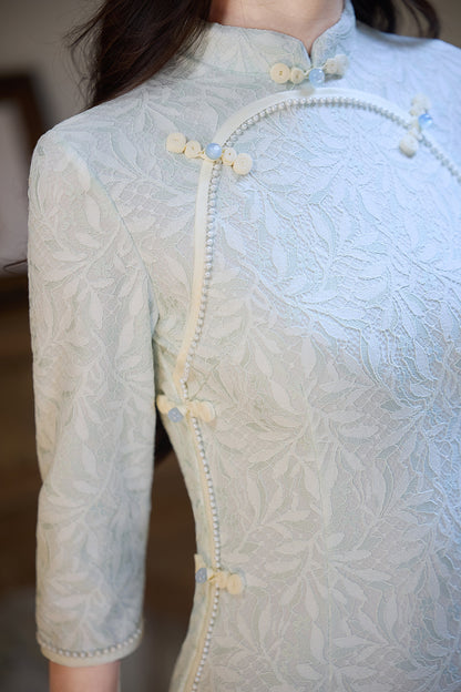 Elegant New Chinese Style Cheongsam – Daily Wear 2025