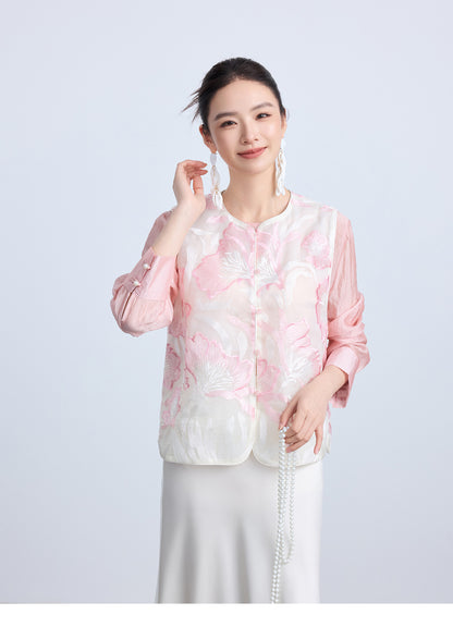 High-End Elegant Embroidered Women's Vest Top