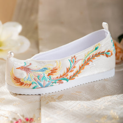 Autumn 2025 Hanfu Shoes — Bride Xiuhe Shoes with Inner Height for Women