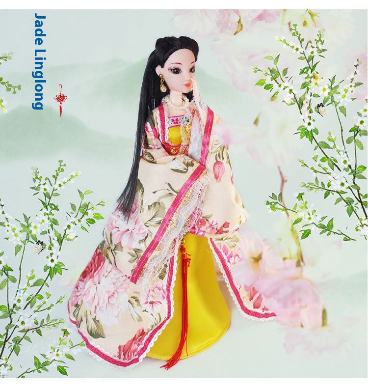 Ancient Costume Doll Set — Chinese Style Dress-Up Gift Box