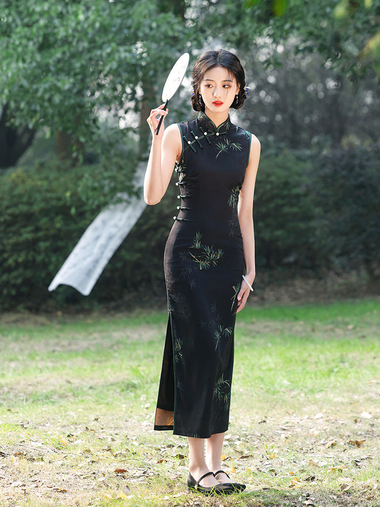 Improved Chinese Style Qipao – Elegant Youth Summer Dress