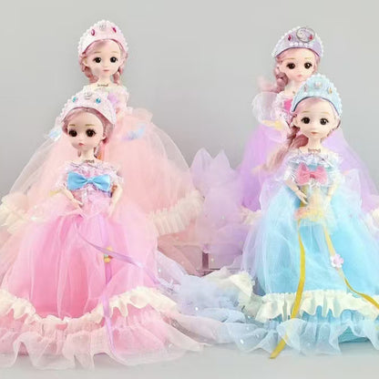 New30Centimeter Music Wedding Dress Barbie Doll Hanfu Singing Storytelling Plush Toy Girl Gift Children's Toy