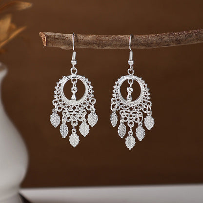 Ancient Style Ethnic Earrings | Elegant Miao Jewelry for Women