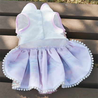 Pet Princess Tang Suit Chinese Style Cheongsam for Cats and Dogs