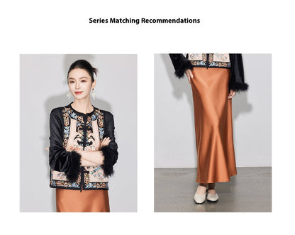 Elegant High-End Asymmetrical Mermaid Skirt