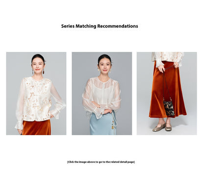 High-End Embroidered Sleeveless Vest for Women