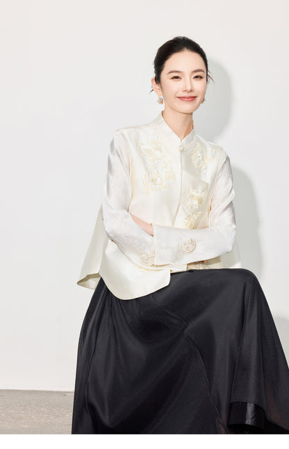 High-End Solid Color Long Skirt — Timeless A-Line Silhouette