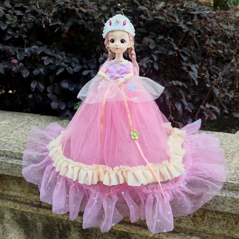 New30Centimeter Music Wedding Dress Barbie Doll Hanfu Singing Storytelling Plush Toy Girl Gift Children's Toy