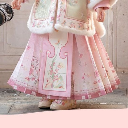 Children’s New Chinese Style Hanfu | Winter Ming Dynasty Outfit for New Year