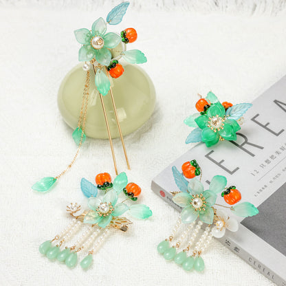 Hanfu Hair Accessories Fairy Girl Tassel Hairpin Full Set Buyao Hairpin