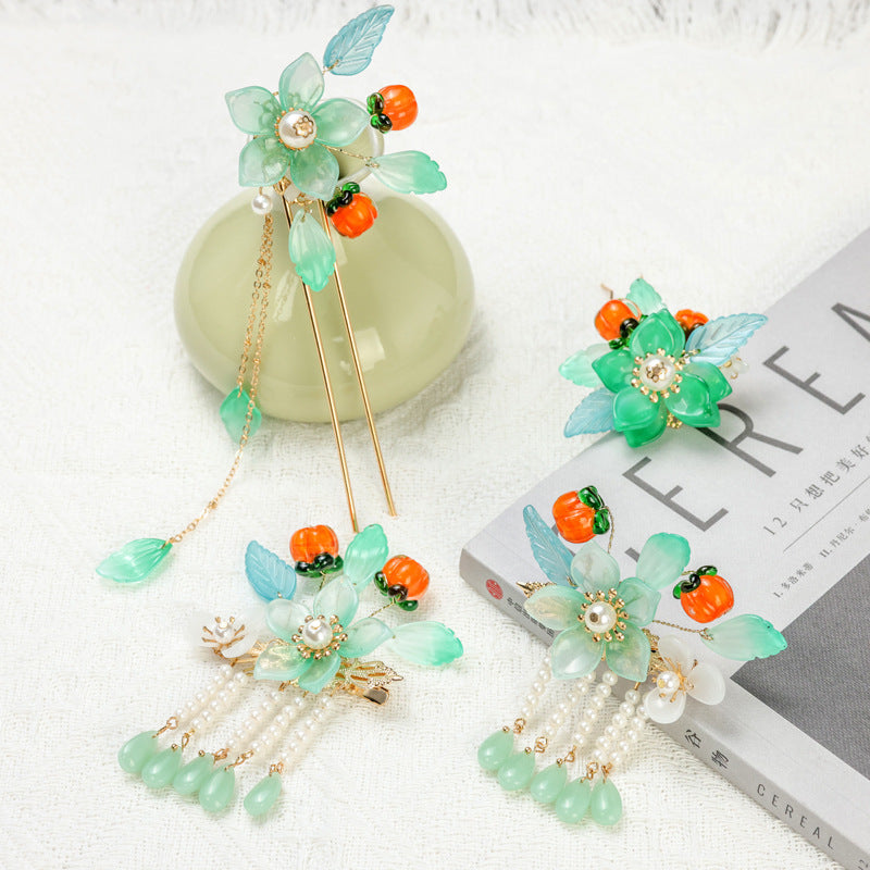 Hanfu Hair Accessories Fairy Girl Tassel Hairpin Full Set Buyao Hairpin