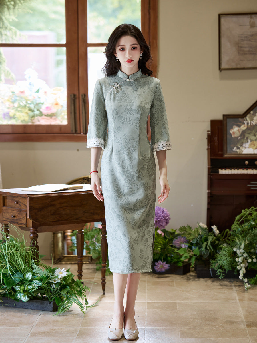 New Chinese Style Qipao – Improved Youth Daily Wear Dress