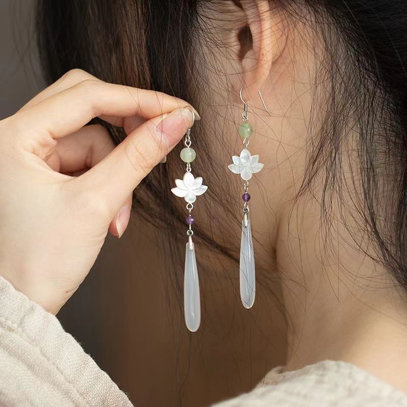 Ancient Style Retro Earrings | Elegant Chinese Style Cool Earrings for Women