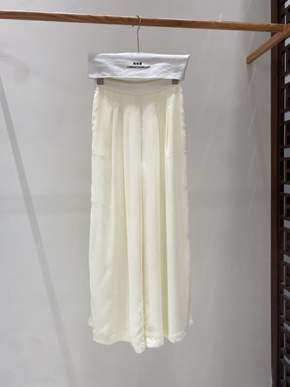 High-End Elegant Wide-Leg Pants, Flowing Design