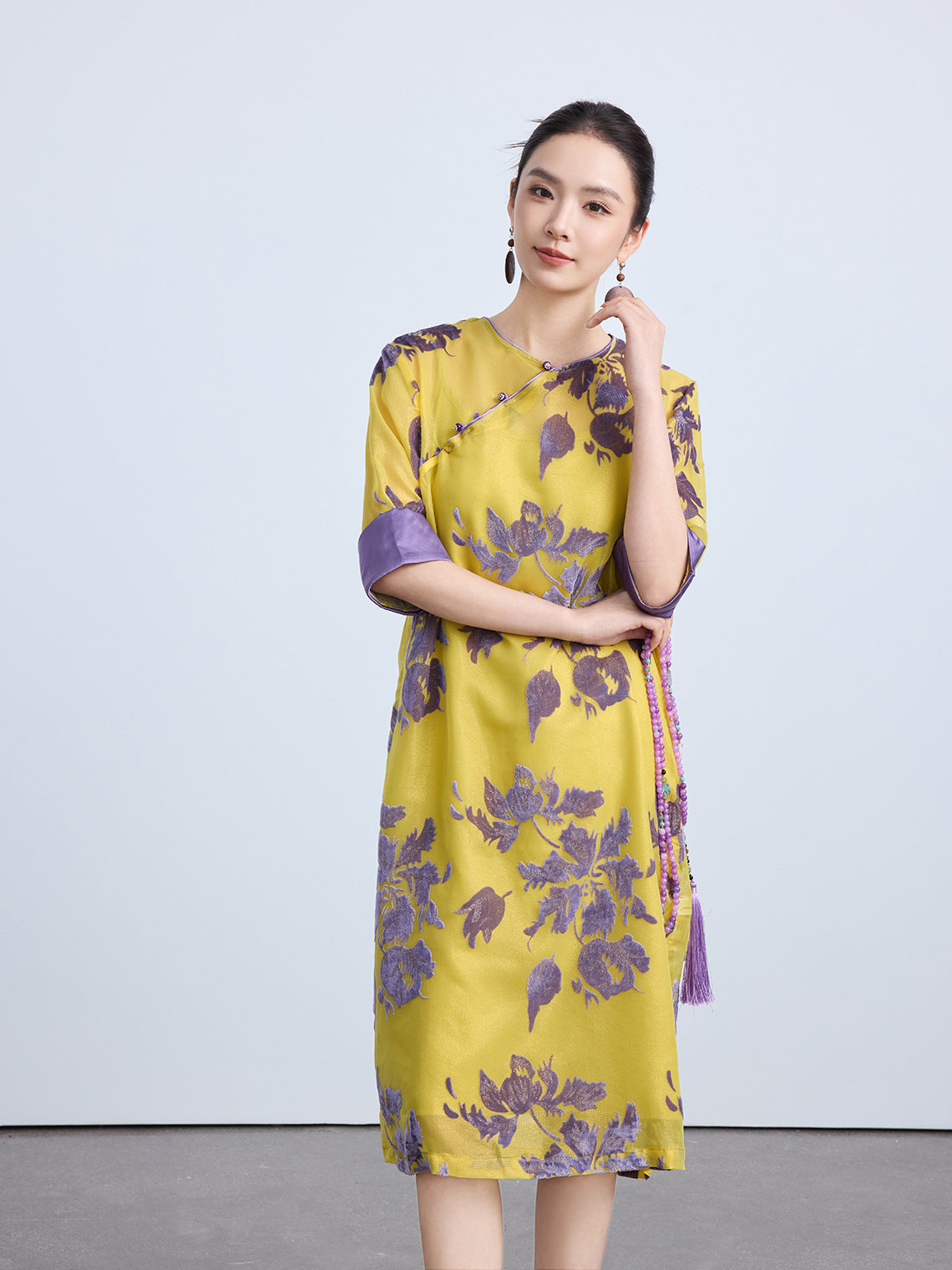 New Chinese Style Qipao – High-End Elegant Women's Dress
