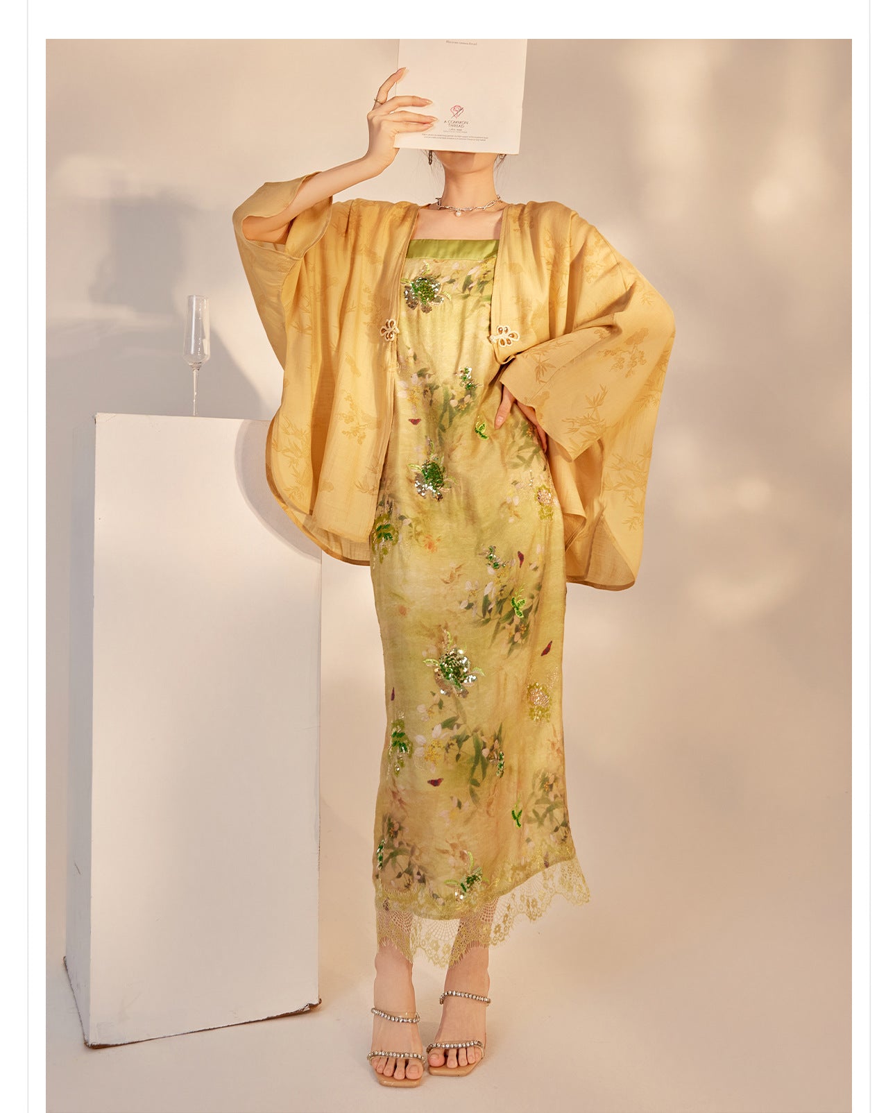 Elegant New Chinese Style High-End Women's Long Sleeve Loose Coat