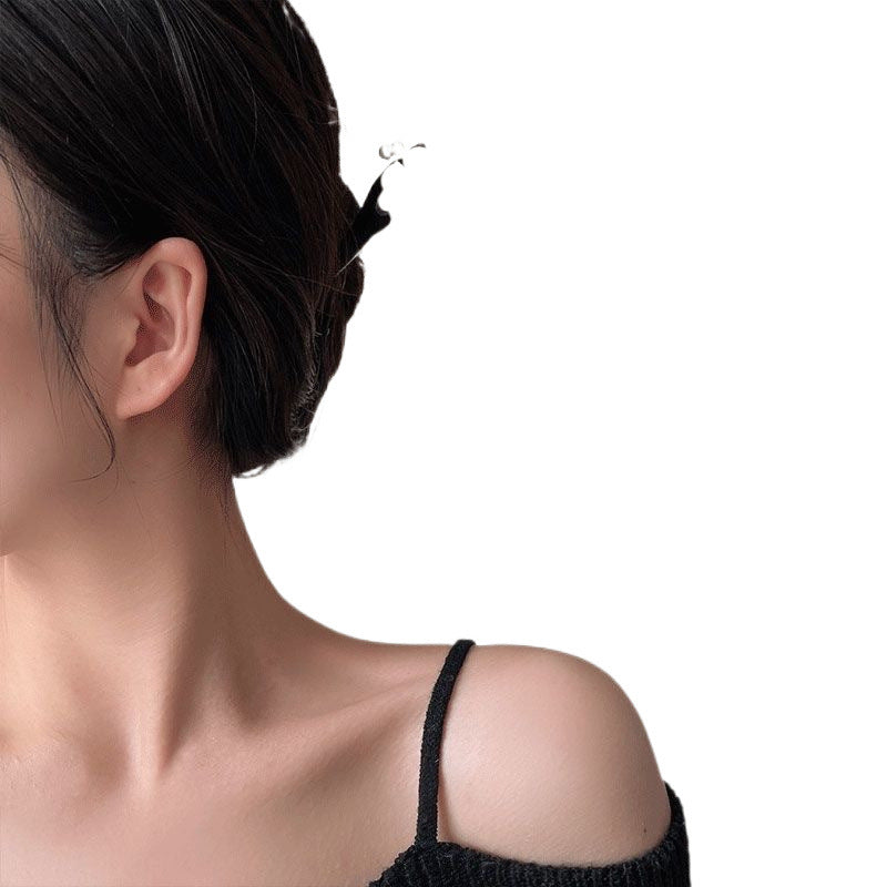 Wooden Hairpin Hair Bun Ornament | Chinese Style Cheongsam Hair Accessory