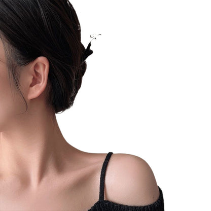 Wooden Hairpin Hair Bun Ornament | Chinese Style Cheongsam Hair Accessory