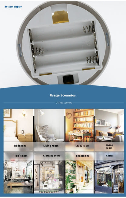 DIY 3D Paper Carving Lamp Handmade Panoramic Night Light