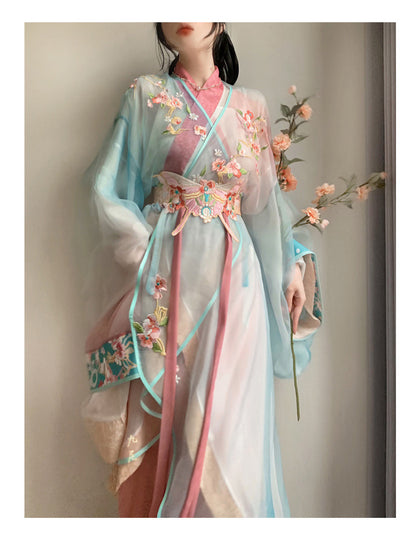 Oriental Drama Hanfu — Modified Warring States Style Short Robe