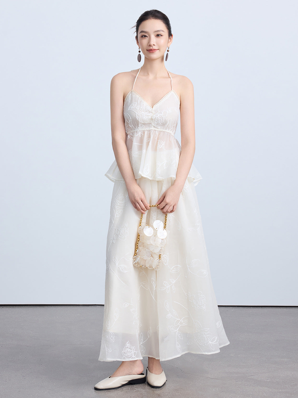 Chic Summer Lace Half Skirt for Women, Elegant and Puffy