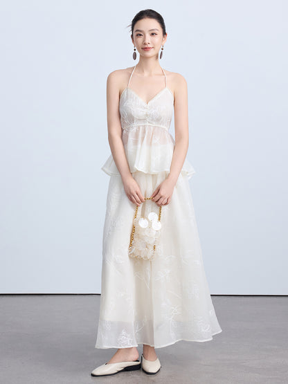 Chic Summer Lace Half Skirt for Women, Elegant and Puffy