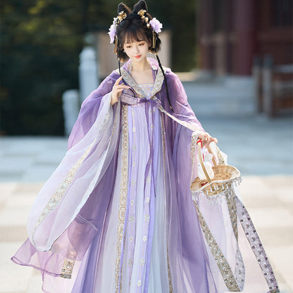 Fairy Hanfu Costume — Elegant Cloak & Flowing Ancient Outfit