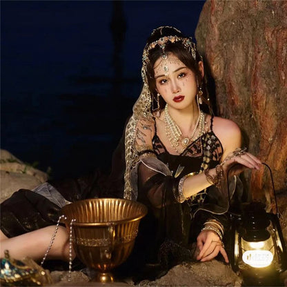 Dunhuang Feitian Hanfu — Ethereal Fairy Costume for Travel Photography