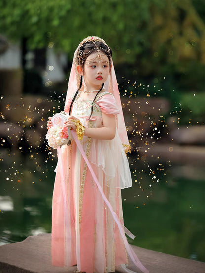 Girls Summer Hanfu — Fairy Princess Ru Skirt Dress Tang Style Costume