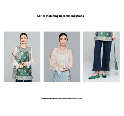 National Style Exquisite Embroidered Vest