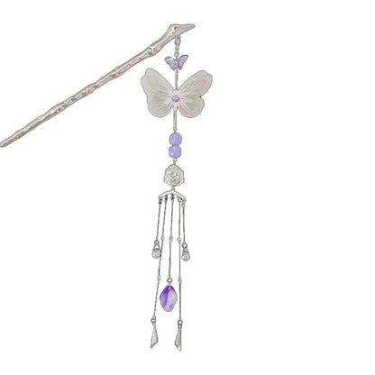 Ancient Style Hanfu Hairpin | Elegant Cheongsam Back Hair Accessory for Women